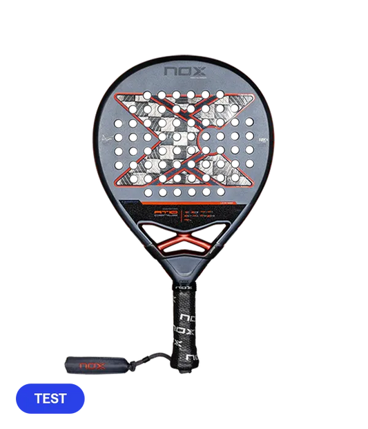 Pala de TEST Nox AT10 Genius 18K Alum 2025 Agustín Tapia