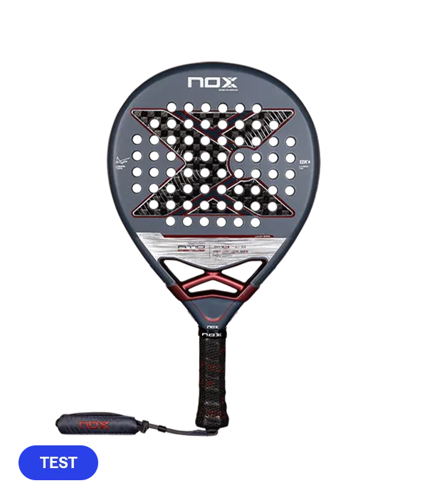 Pala de TEST Nox AT10 Genius 12K 2025 Agustín Tapia
