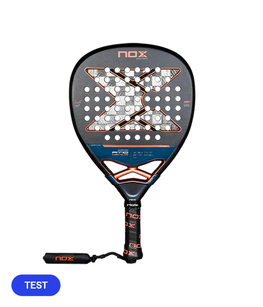 Pala de TEST Nox AT10 Genius Attack 18K 2025 Agustín Tapia