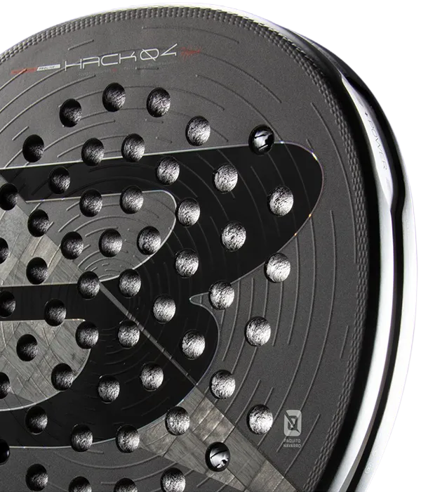 Pala de TEST Bullpadel Hack 04 Hybrid 2026