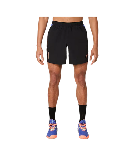 Pantalón Corto Asics Court 7in Negro/Azul
