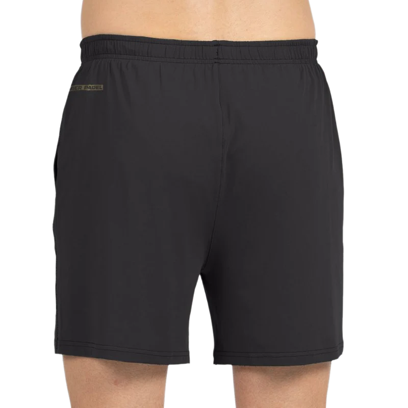 Pantalón Corto Bullpadel Preux Premier Padel Negro 2026
