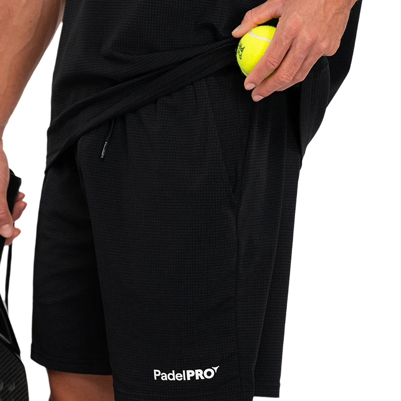 Pantalón Corto Pro Basic PadelPRO Negro