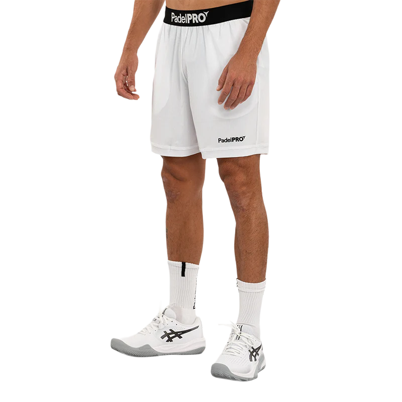Pantalón Corto Pro Elite PadelPRO Blanco