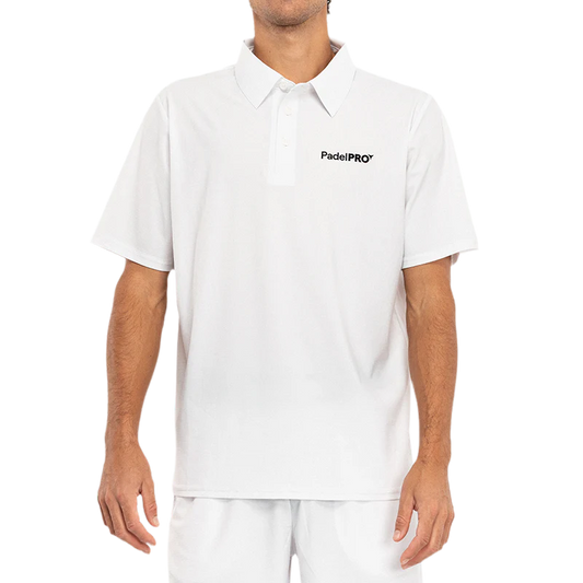 Polo Pro Elite PadelPRO Blanco