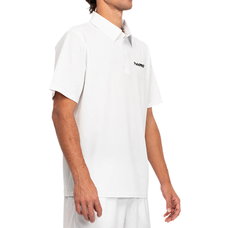 Polo Pro Elite PadelPRO Blanco