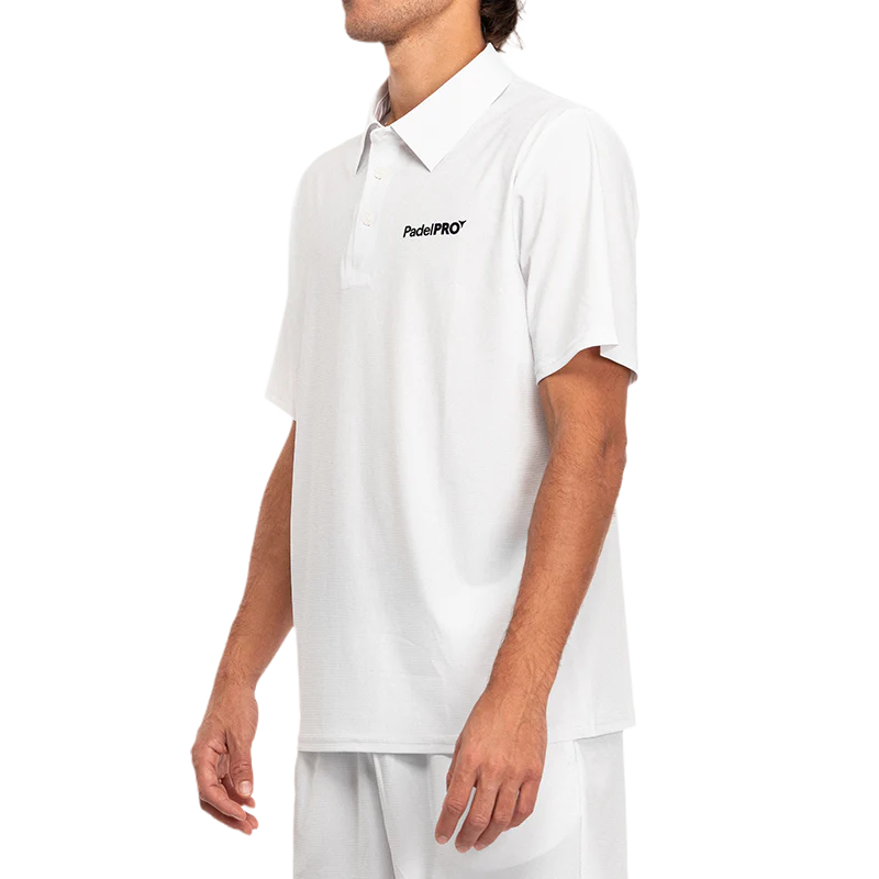 Polo Pro Elite PadelPRO Blanco