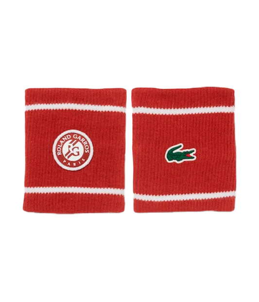 Muñequeras Lacoste Roland Garros Marrón 2025