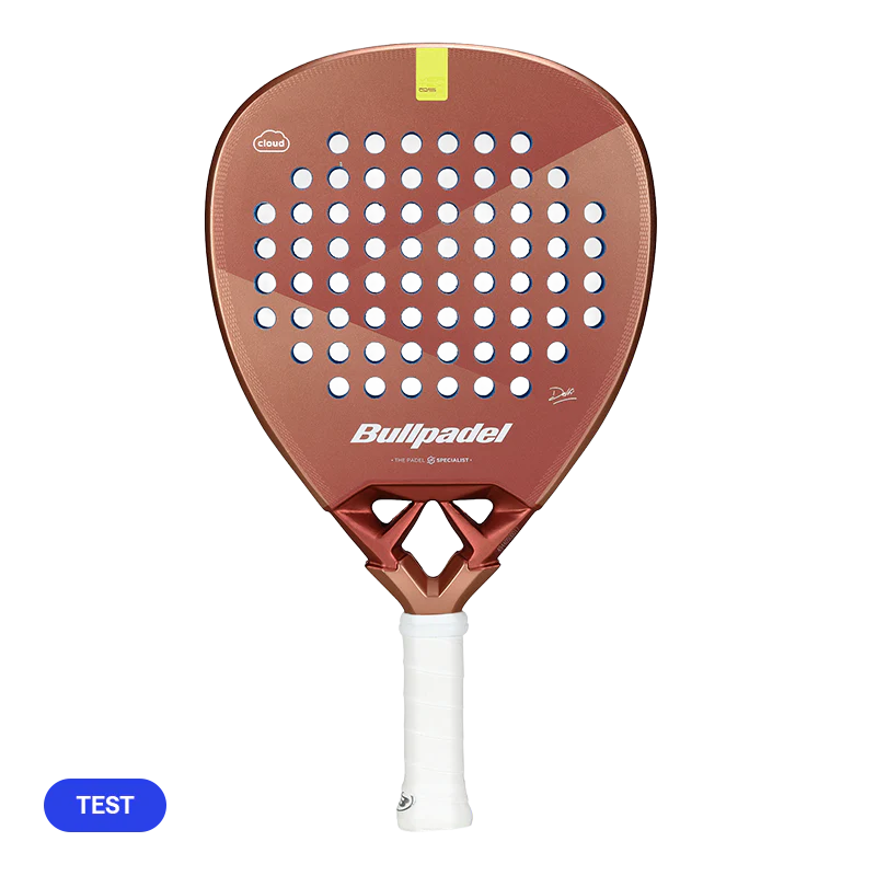 Pala de TEST Bullpadel Vertex 05 W Cloud Delfi Brea 2026