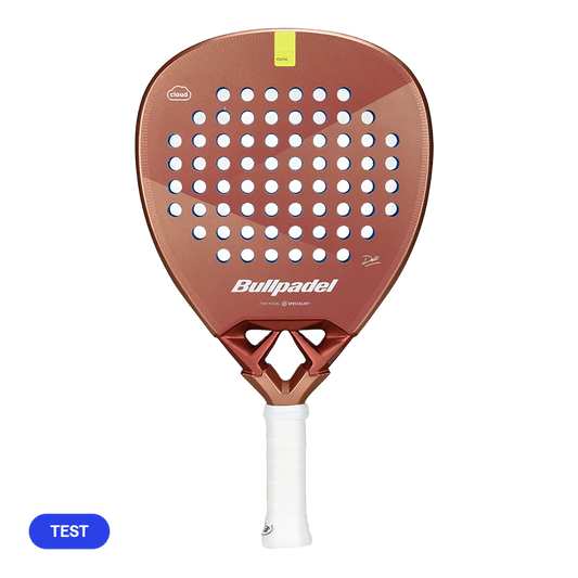 Pala de TEST Bullpadel Vertex 05 W Cloud Delfi Brea 2026