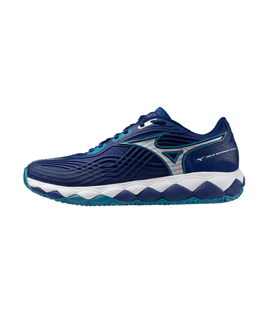 Zapatillas Mizuno Wave Enforce Tour 2 Clay Azul/Blanco 2025