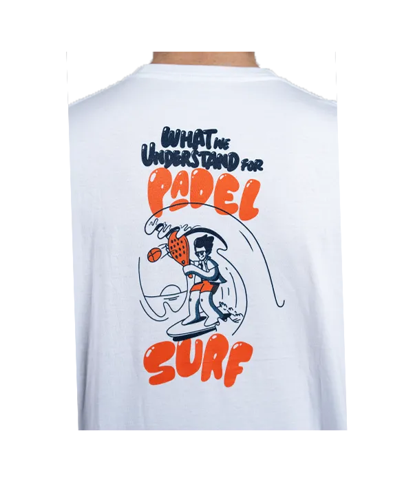 Camiseta Padel Surf White