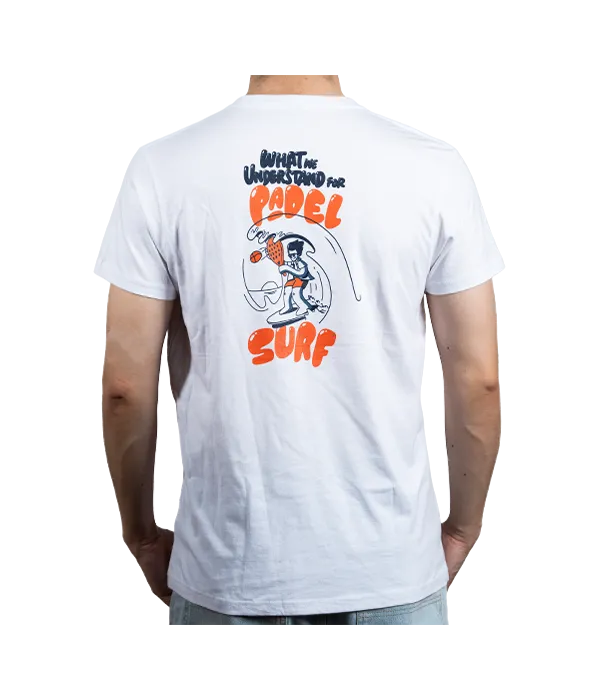 Camiseta Padel Surf White
