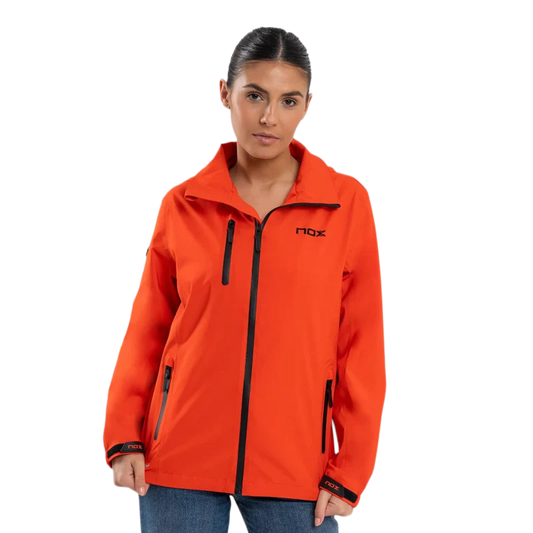 Softshell Nox Team Rojo Negro Mujer 2026