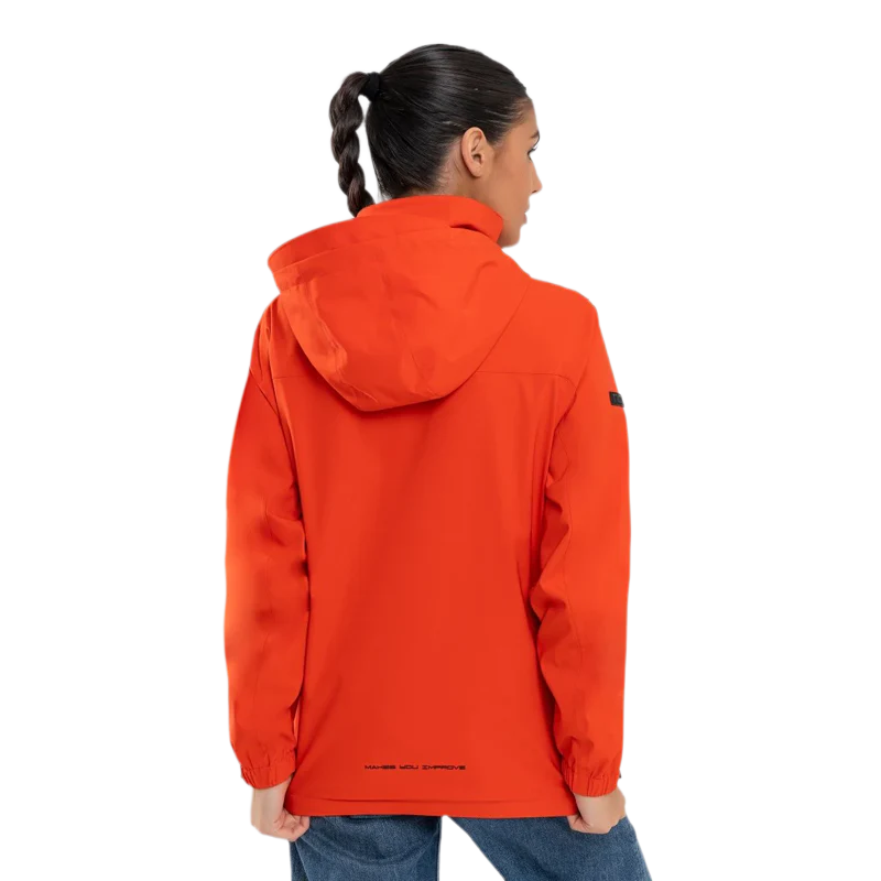 Softshell Nox Team Rojo Negro Mujer 2026