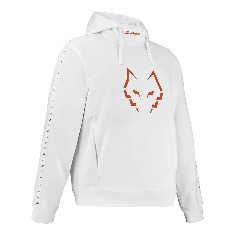 Sudadera Babolat White/White 2026 J. Lebrón