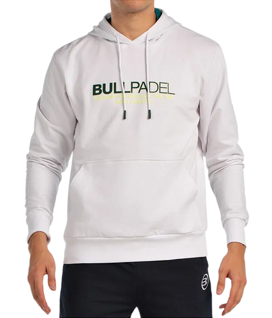 Sudadera Bullpadel Boyen Blanco 2025