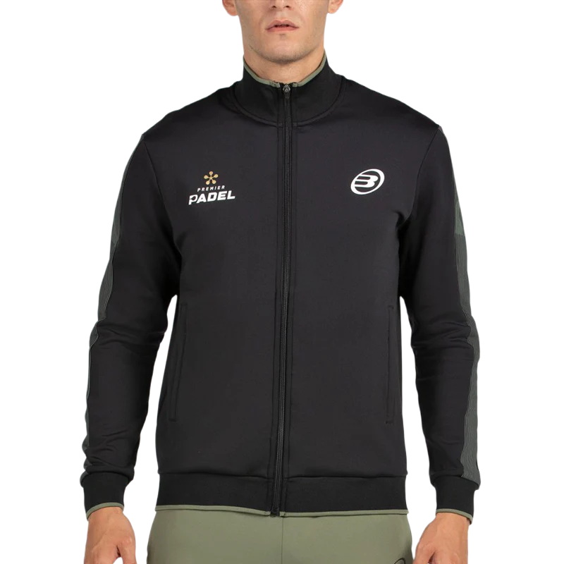 Sudadera Bullpadel Pindaro Premier Padel Negro