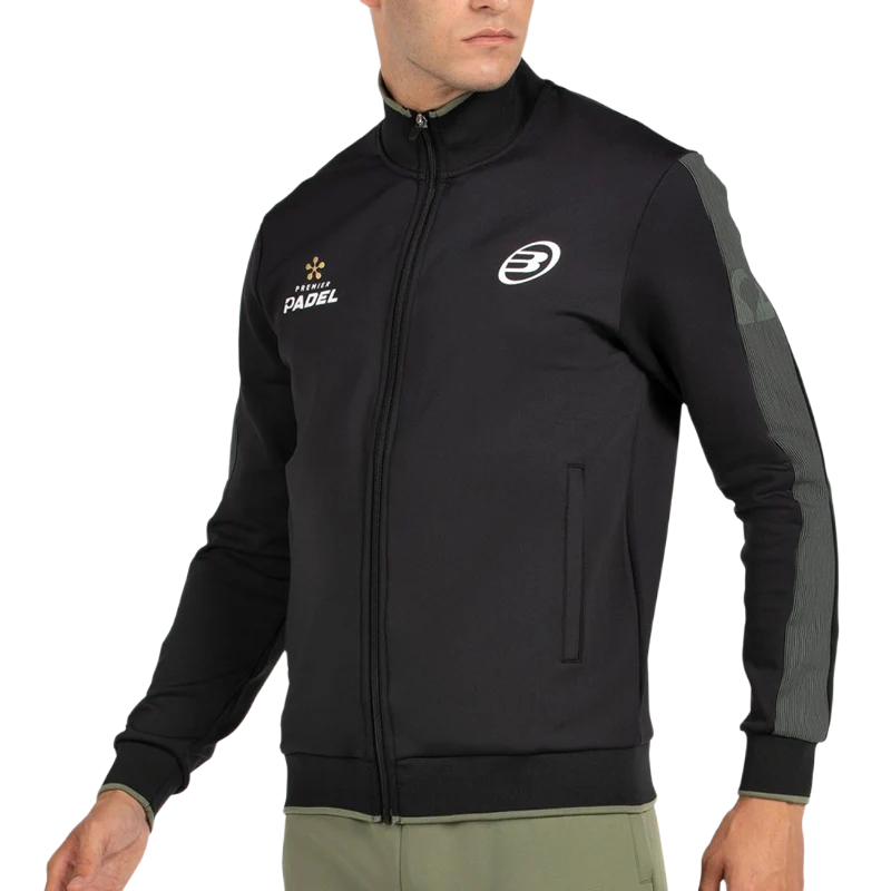 Sudadera Bullpadel Pindaro Premier Padel Negro
