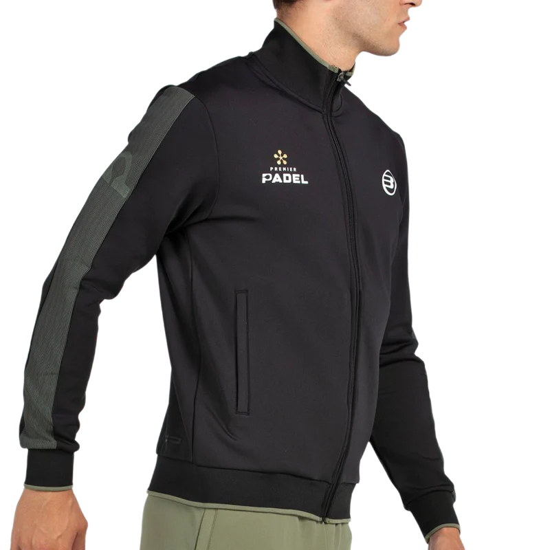 Sudadera Bullpadel Pindaro Premier Padel Negro
