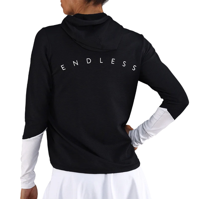 Sudadera Endless Breath Line Black White 2026
