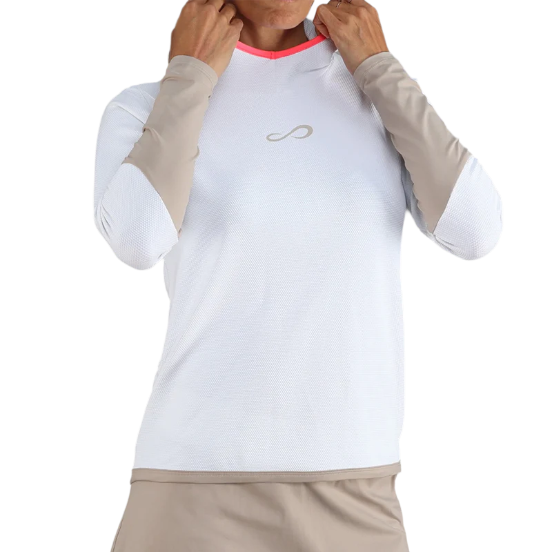Sudadera Endless Breath Line White Delave 2026