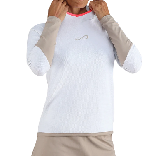 Sudadera Endless Breath Line White Delave 2026