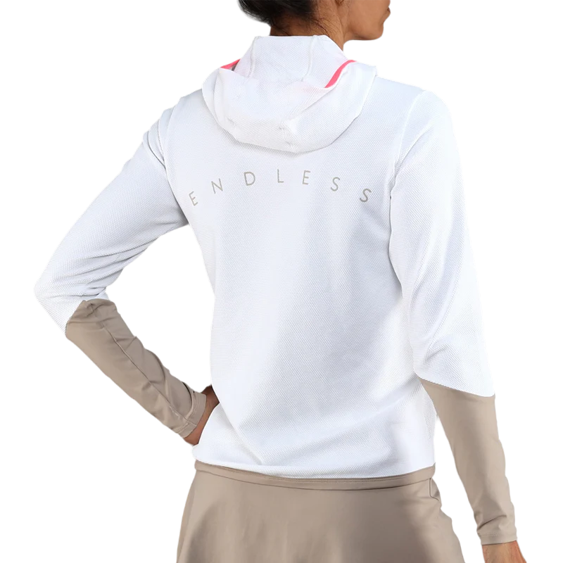 Sudadera Endless Breath Line White Delave 2026