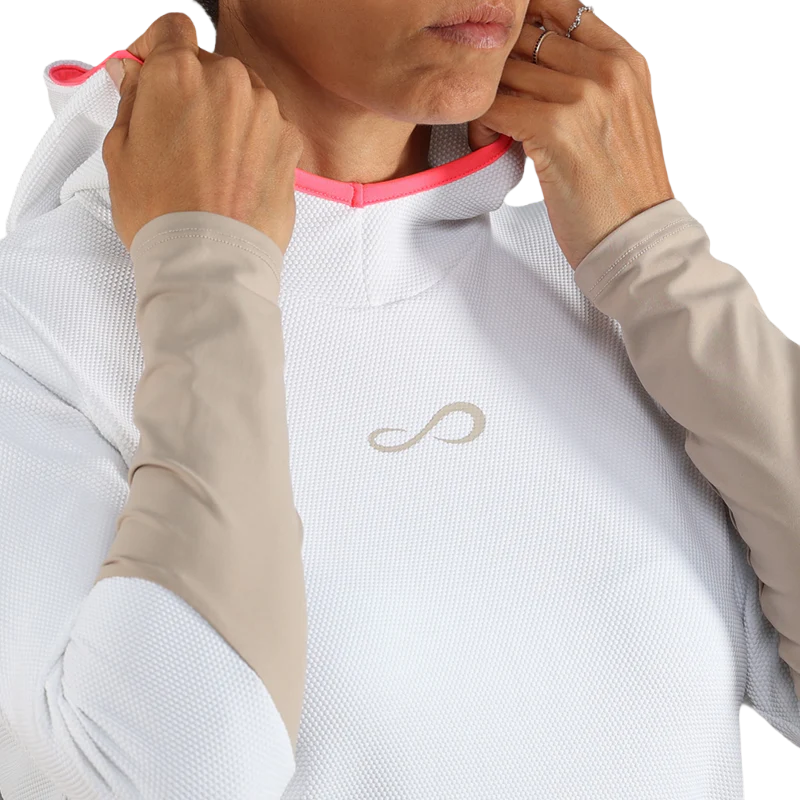Sudadera Endless Breath Line White Delave 2026
