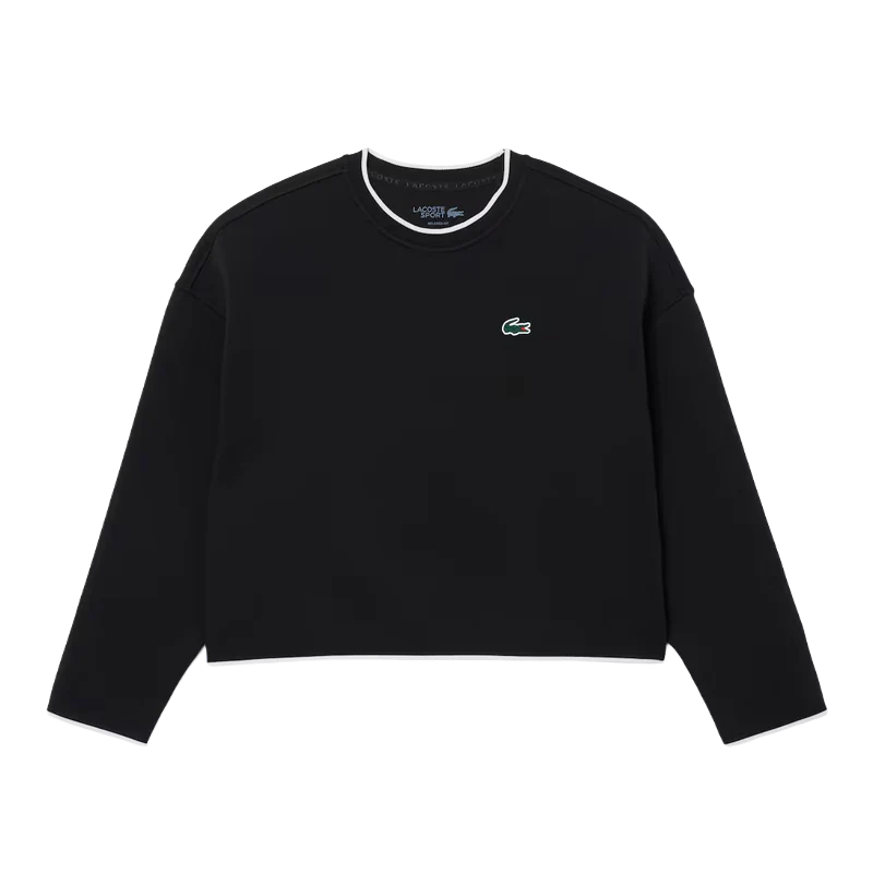 Sudadera Lacoste Con Relieve Negro