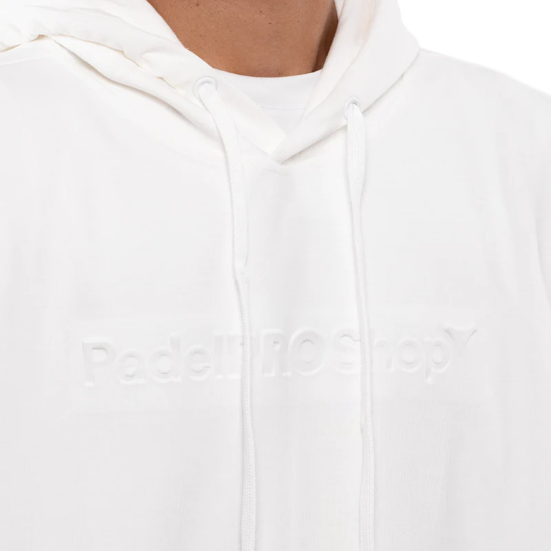 Sudadera PadelPROShop Blanca con Relieve 2025