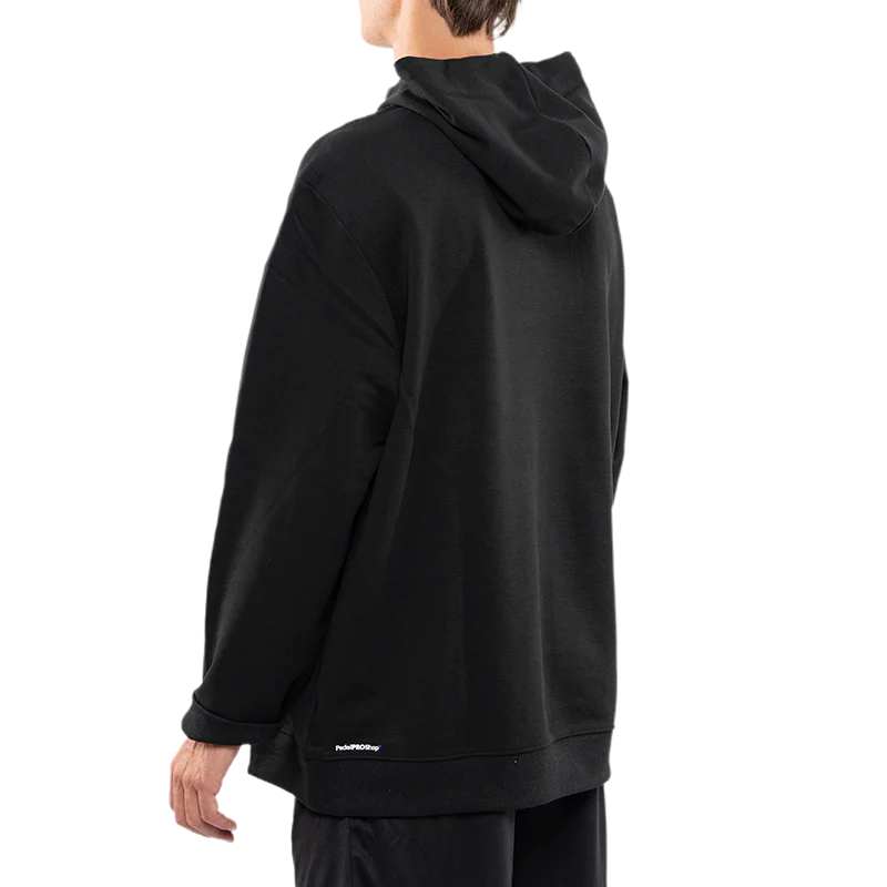 Sudadera PadelPROShop Negra Logo Blanco 2025