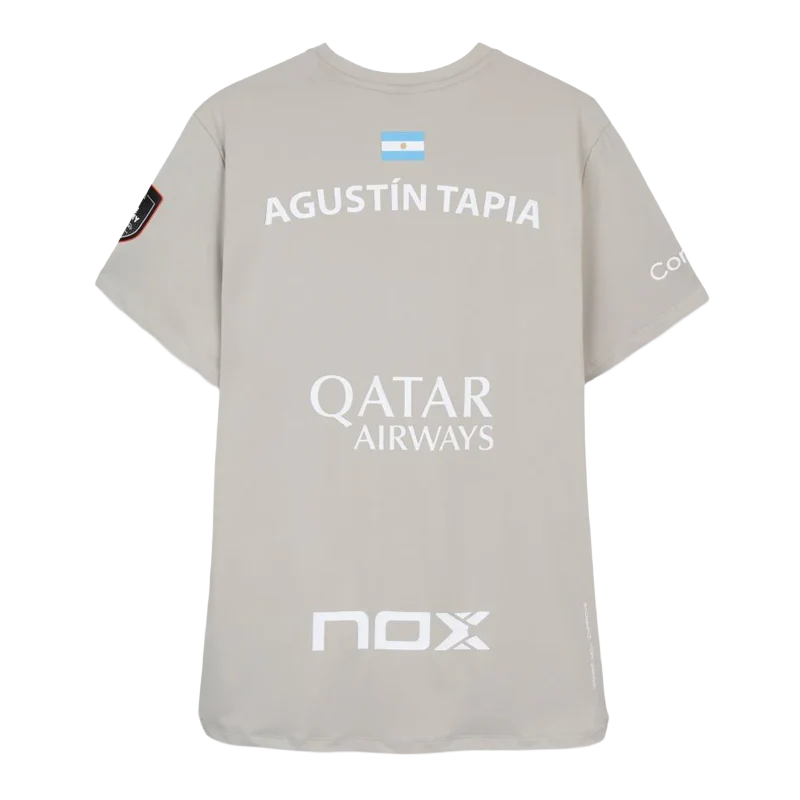 Camiseta NOX Sponsors AT10 Light Grey 2026 A. Tapia