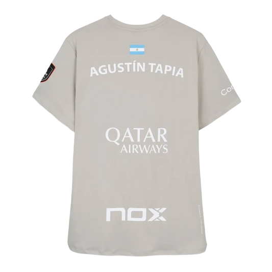 Camiseta NOX Sponsors AT10 Light Grey 2026 A. Tapia