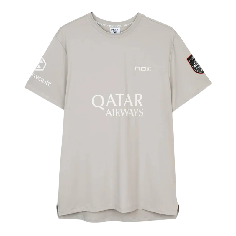 Camiseta NOX Sponsors AT10 Light Grey 2026 A. Tapia