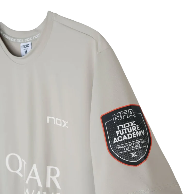 Camiseta NOX Sponsors AT10 Light Grey 2026 A. Tapia