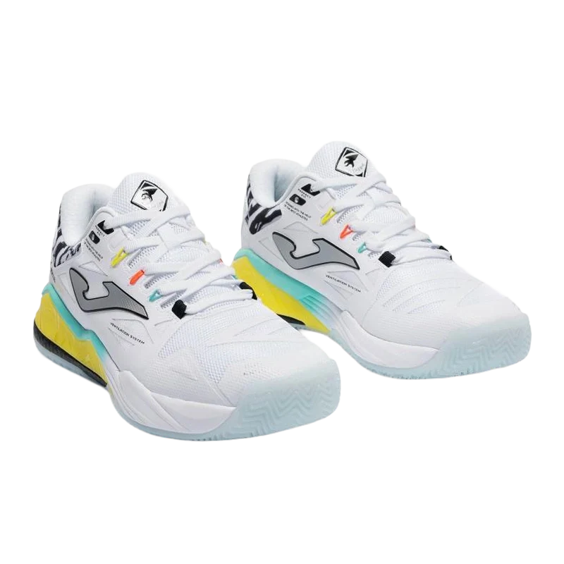 Zapatillas Joma Top Spin 2602OM Blanco/Amarillo 2026