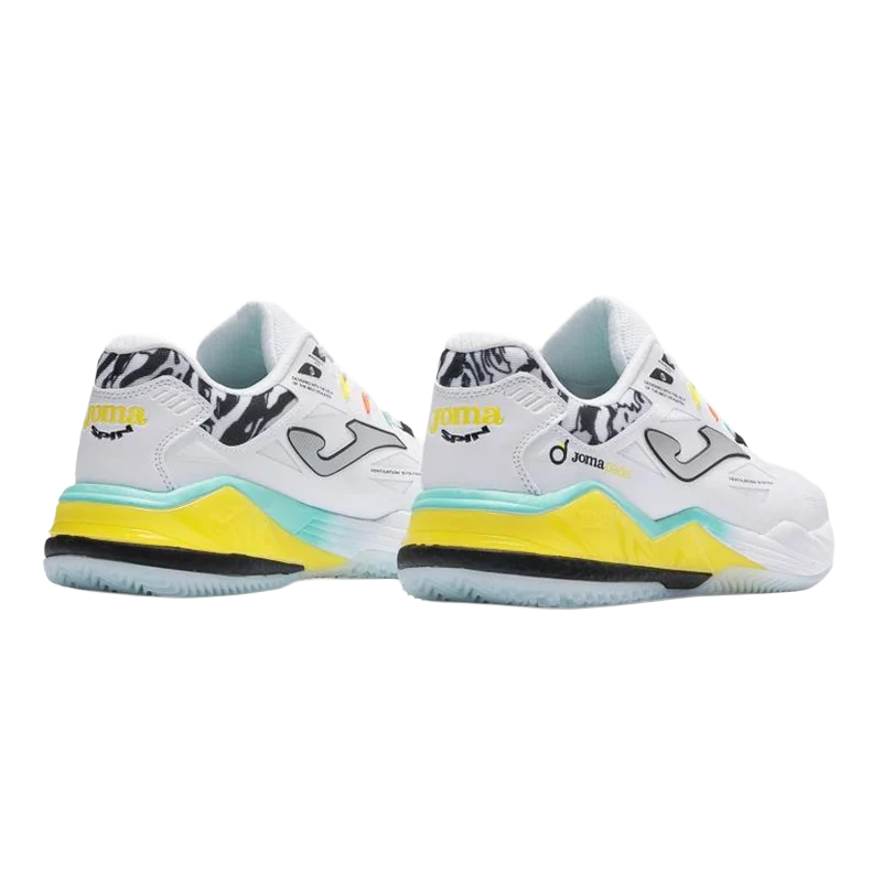 Zapatillas Joma Top Spin 2602OM Blanco/Amarillo 2026