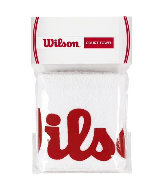 Toalla Wilson Court Blanco Pequeña 2025