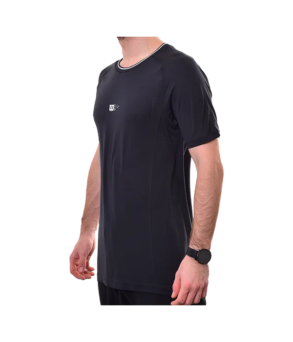 Camiseta Wilson Crew Negra