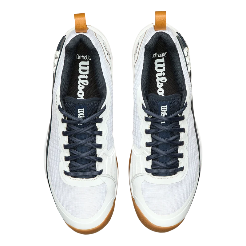 Zapatillas Wilson Rush Pro 4.5 Clay RG White/Navy Blazer/Gum 2025