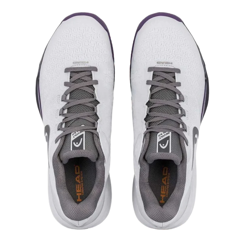 Zapatilla Head Revolt Pro 5.0 Clay Light Grey/Purplr Night 2026