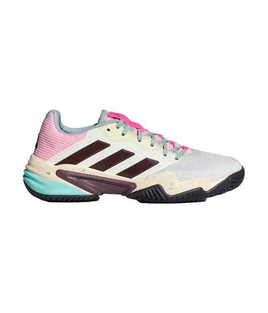 Zapatillas Adidas Barricade 13 Blanco/Rosa