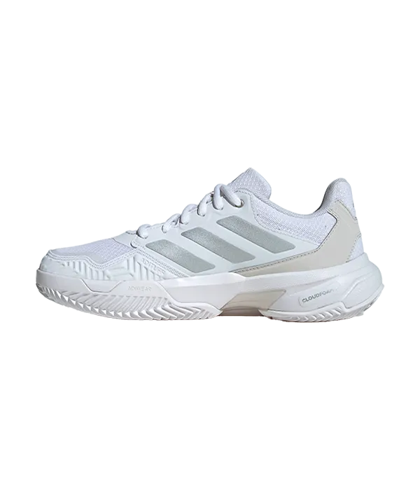 Zapatillas Adidas CourtJam Control 3 CL Mujer Blanco/Gris 2025