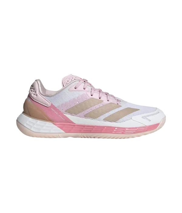 Zapatillas Adidas Defiant Speed 2 Blanco Perla/Rosa Mujer 2025