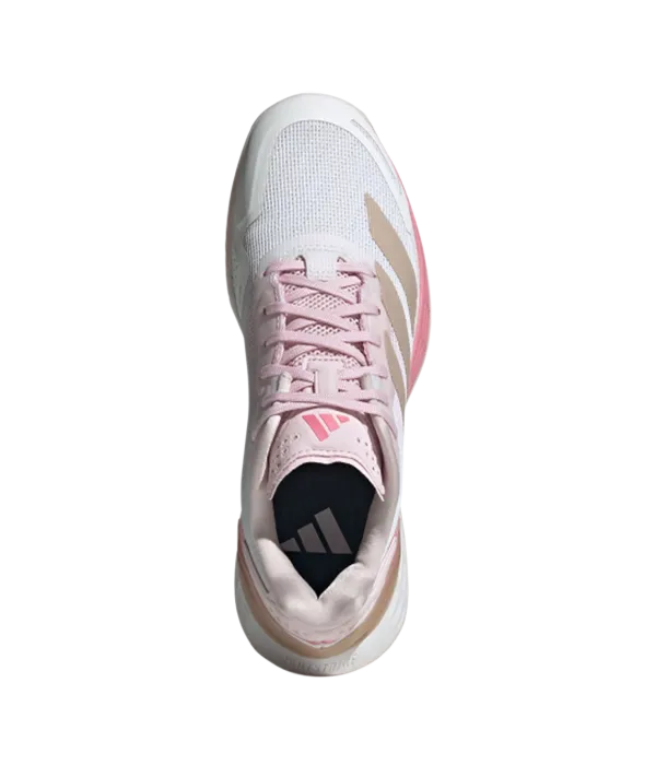 Zapatillas Adidas Defiant Speed 2 Blanco Perla/Rosa Mujer 2025