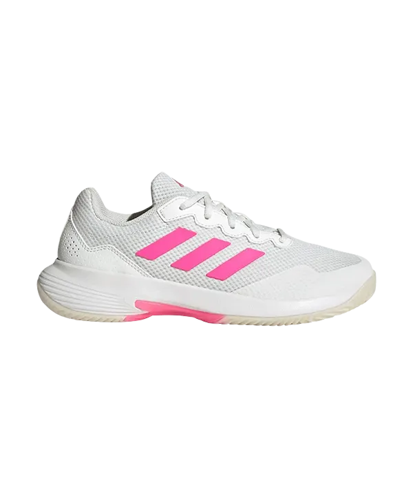 Zapatillas Adidas GameCourt 2 Mujer Blanco/Rosa 2025