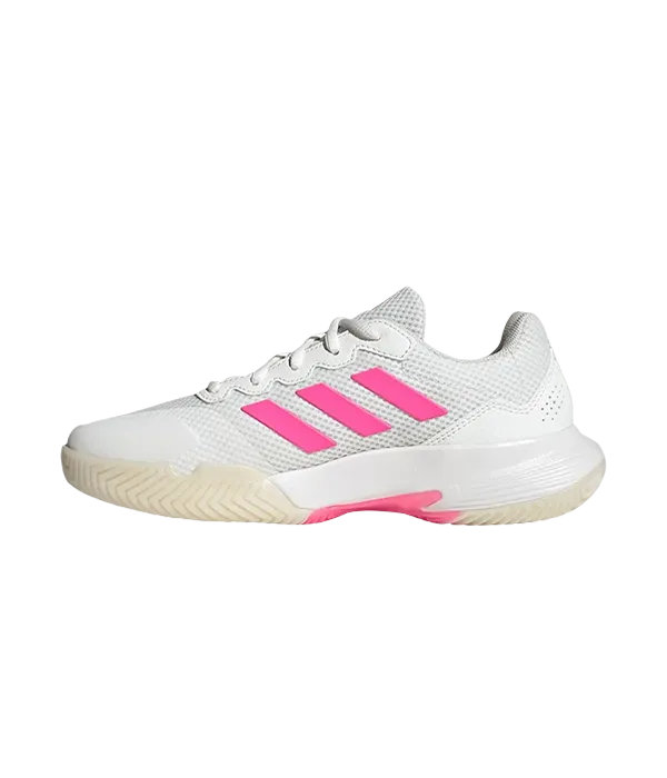 Zapatillas Adidas GameCourt 2 Mujer Blanco/Rosa 2025