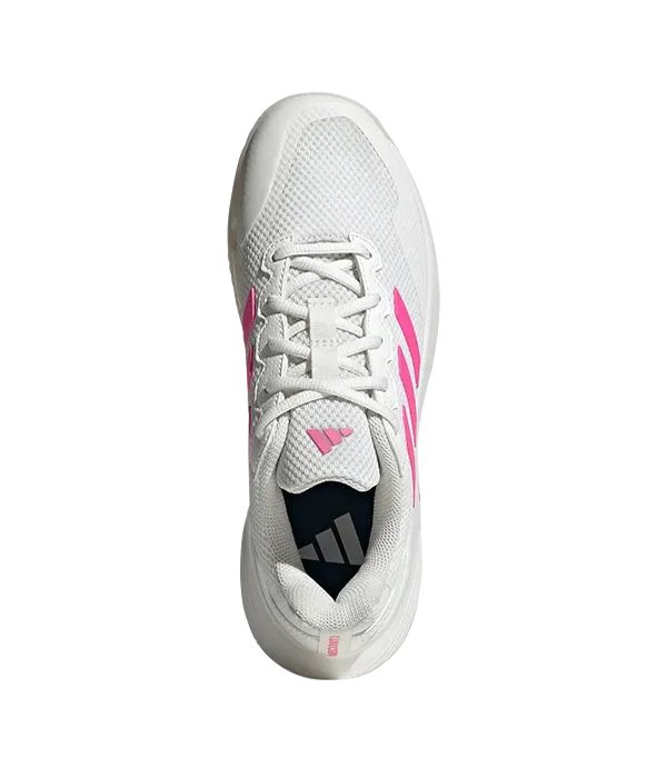 Zapatillas Adidas GameCourt 2 Mujer Blanco/Rosa 2025