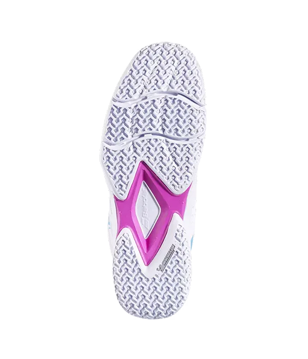 Zapatillas Babolat Sensa Rise Mujer White/Rhodamine Red 2025